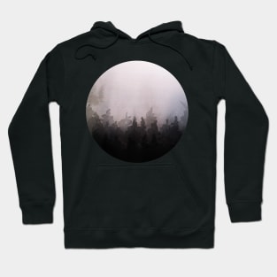 Watercolor navy forest Hoodie